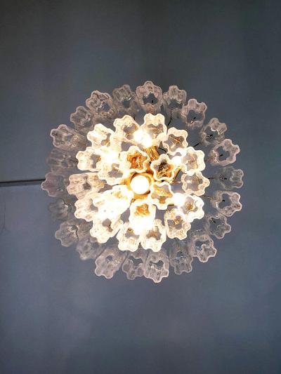  SimoEng Murano Style Glass Sputnik Chandelier Italian in Gold