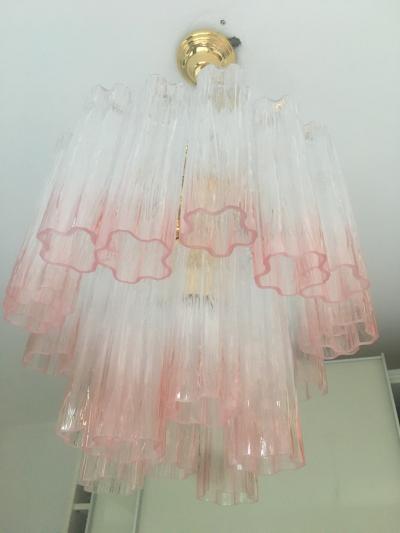  SimoEng Murano Style Glass Tronchi Venini Style Chandelier