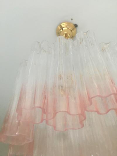  SimoEng Murano Style Glass Tronchi Venini Style Chandelier