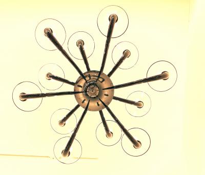  SimoEng Murano glass black 6 6 lights custom colors and sizes