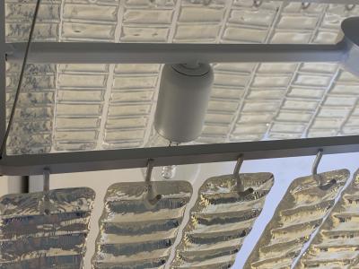  SimoEng Murano glass chandelier italian light opalino color