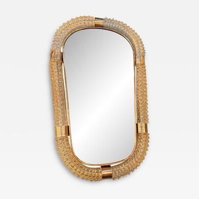  SimoEng Rostrato Murano Style Glass Wall Mirror in Barovier Style