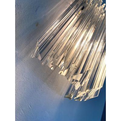  SimoEng Set of Two Contemporary Italian Triedro Belt Wall Sconces