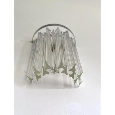  SimoEng Set of Two Contemporary Italian Triedro Belt Wall Sconces