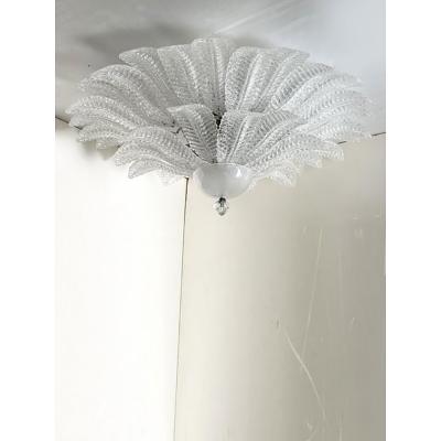  SimoEng Set of Two Venetian Murano Glass Flush Mount