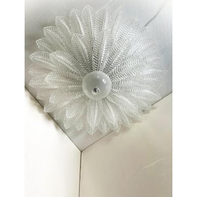  SimoEng Set of Two Venetian Murano Glass Flush Mount