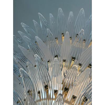  SimoEng Sputnik Murano Style Glass Palm Chandelier