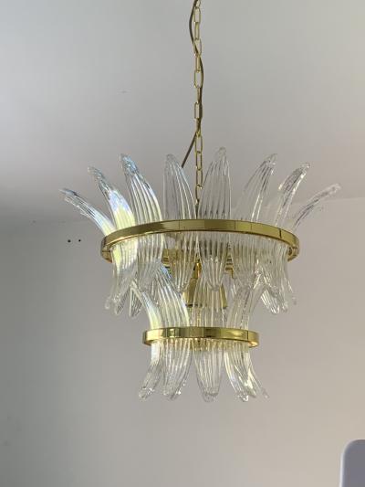  SimoEng Sputnik murano Impressive Palmetta chandelier murano glass