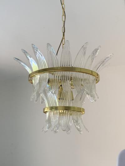  SimoEng Sputnik murano Impressive Palmetta chandelier murano glass