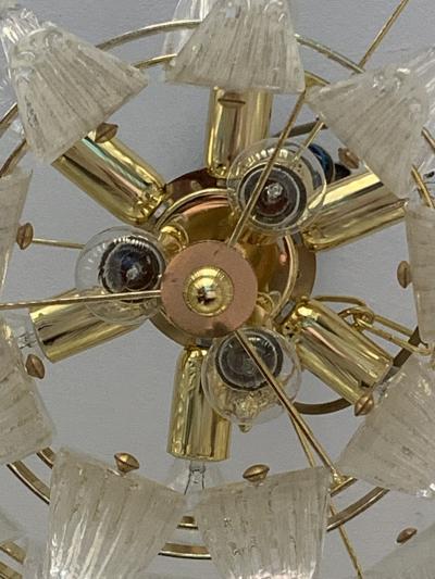  SimoEng Sputnik murano Impressive Palmetta chandelier murano glass