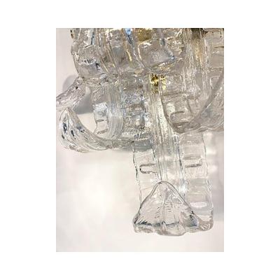  SimoEng Transparent Lingue Murano Glass Wall Lamp