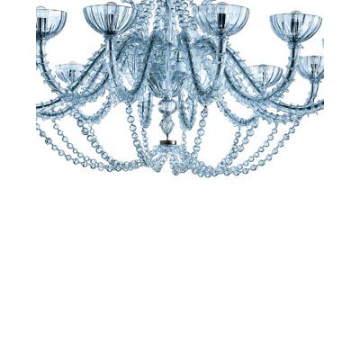  SimoEng Venetian C Rezzonico Floral Gold Murano Style Glass Chandelier