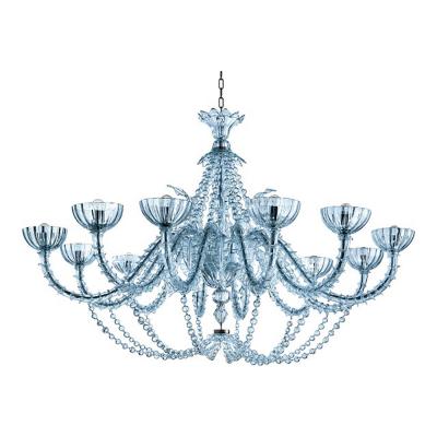  SimoEng Venetian C Rezzonico Floral Gold Murano Style Glass Chandelier