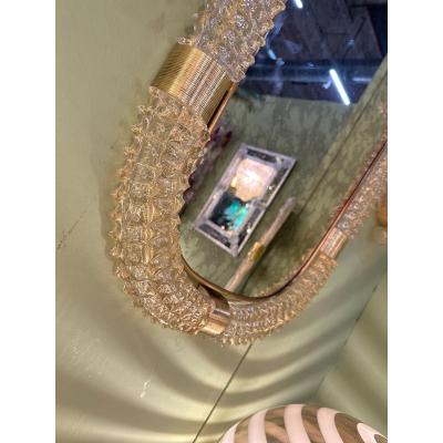  SimoEng Venetian Luxury Rostrato Murano Glass Wall Mirror by Simoeng