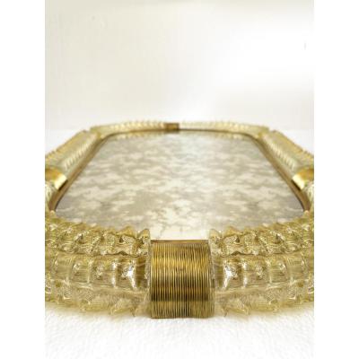  SimoEng Venetian Luxury Rostrato Murano Glass Wall Mirror by Simoeng