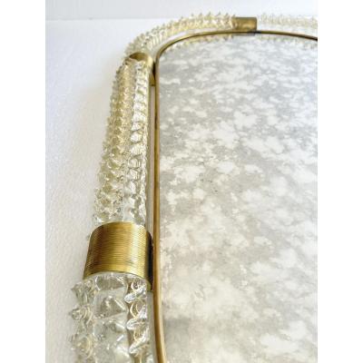  SimoEng Venetian Luxury Rostrato Murano Glass Wall Mirror by Simoeng