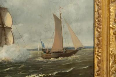  Simon de Vlieger Dutch Marine Painting Attributed To Simon de Vlieger