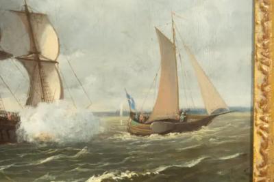  Simon de Vlieger Dutch Marine Painting Attributed To Simon de Vlieger