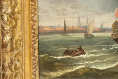  Simon de Vlieger Dutch Marine Painting Attributed To Simon de Vlieger