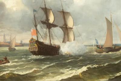  Simon de Vlieger Dutch Marine Painting Attributed To Simon de Vlieger