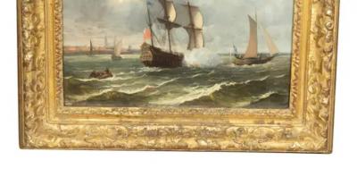  Simon de Vlieger Dutch Marine Painting Attributed To Simon de Vlieger