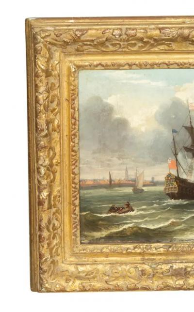  Simon de Vlieger Dutch Marine Painting Attributed To Simon de Vlieger