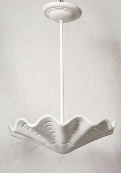  Sirmos A White Vintage Sirmos Chandelier