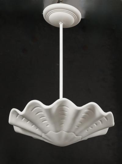  Sirmos A White Vintage Sirmos Chandelier