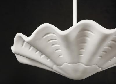  Sirmos A White Vintage Sirmos Chandelier