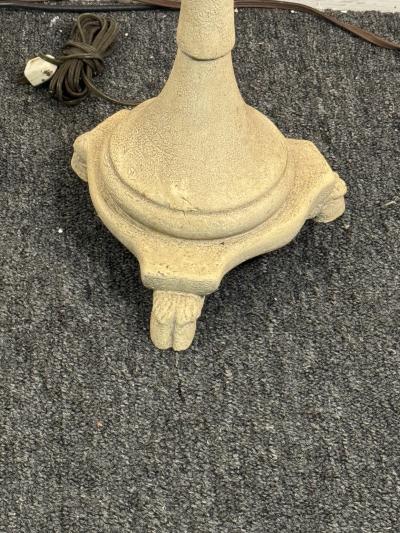  Sirmos NEOCLASSICAL RESIN RAMS HEAD FLOOR LAMP IN THE MANNER OF T H ROBSJOHN GIBBINGS