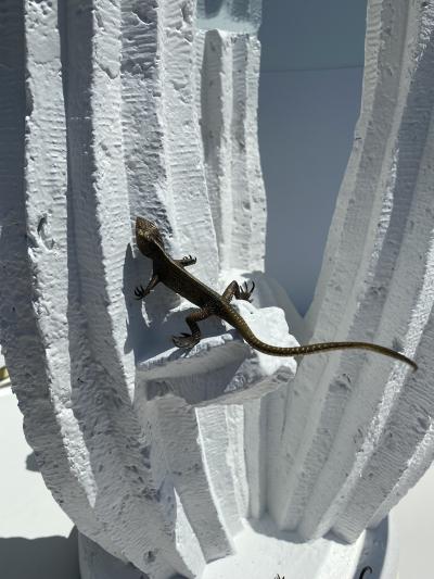 Sirmos Pair of Plaster Cactus Side End Tables