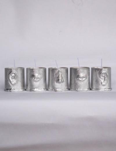  Six Dots Design Face candles