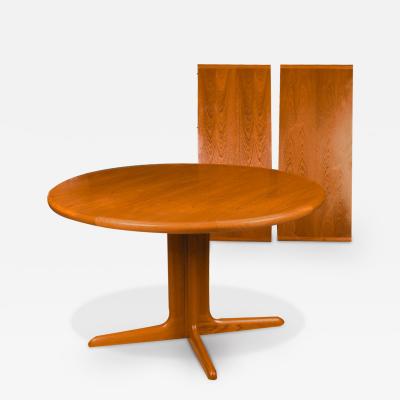  Skovby M belfabrik Mid Century Danish Teak Skovby Extendable Dining Table