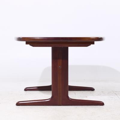  Skovby M belfabrik Skovby Mid Century Danish Rosewood Hidden Leaf Dining Table with 2 Leaves