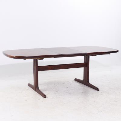  Skovby M belfabrik Skovby Mid Century Danish Rosewood Hidden Leaf Dining Table with 2 Leaves
