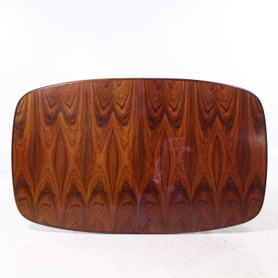  Skovby M belfabrik Skovby Mid Century Danish Rosewood Hidden Leaf Dining Table with 2 Leaves