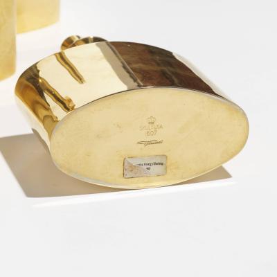 Skultuna Pierre Forsell 24K Gold Plated Decanter 1965