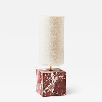  Slash Objects RED JASPER COEXIST TABLE LAMP LARGE