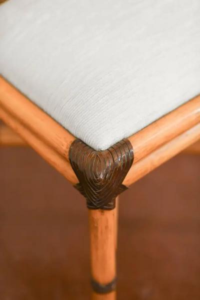  Smania Set Of 10 Rattan Chairs Studio Smania