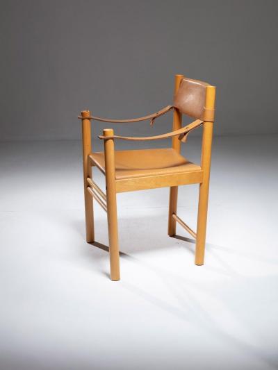  Solaris Leather Armchair by Franco Vattolo for Ibisco Italy 1970s