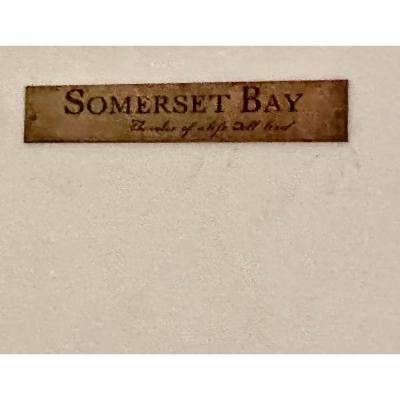  Somerset Bay Modern Somerset Bay White Shagreen Stingray Table