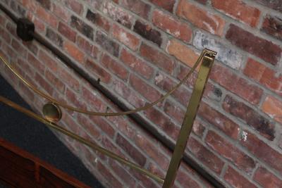  Sormani Pair of Vintage Italian Mahogany and Brass Beds by Carlo de Carli for Sormani