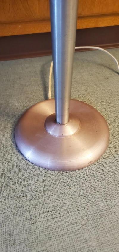  Soundrite Corp Art Deco Machine Age Spun Aluminum Lamp Pink Anodized Soundrite Corp 1930s