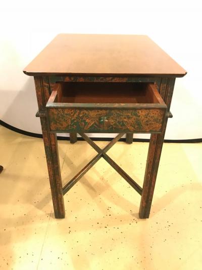  South Hampton Furniture Chinoiserie Decorated End Table by South Hampton Furniture