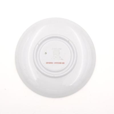  Spode Set of Twelve Spode Orange Fitzhugh Demitasses and Saucers