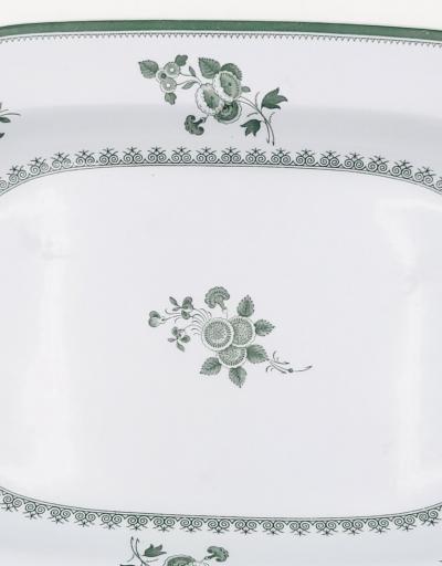  Spode Spode Gloucester Pattern Platter in Green circa 1920