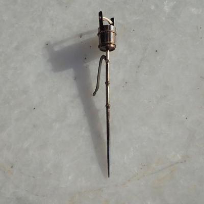  Spritzer Fuhrmann Set of 8 Sterling Silver Oriental Themed Hair Pins by Spritzer Fuhrmann