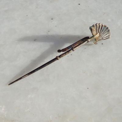  Spritzer Fuhrmann Set of 8 Sterling Silver Oriental Themed Hair Pins by Spritzer Fuhrmann