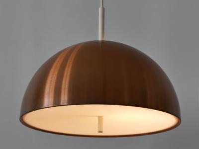  Staff Leuchten Elegant Mid Century Modern Copper Pendant Lamp by Staff Schwarz Germany 1960s