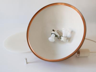 Staff Leuchten Elegant Mid Century Modern Copper Pendant Lamp by Staff Schwarz Germany 1960s